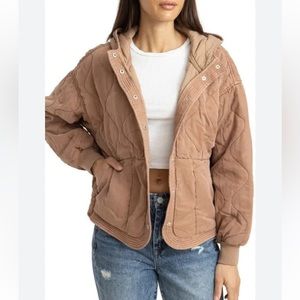 Blank NYC Quilted hooded jacket - worth it size S